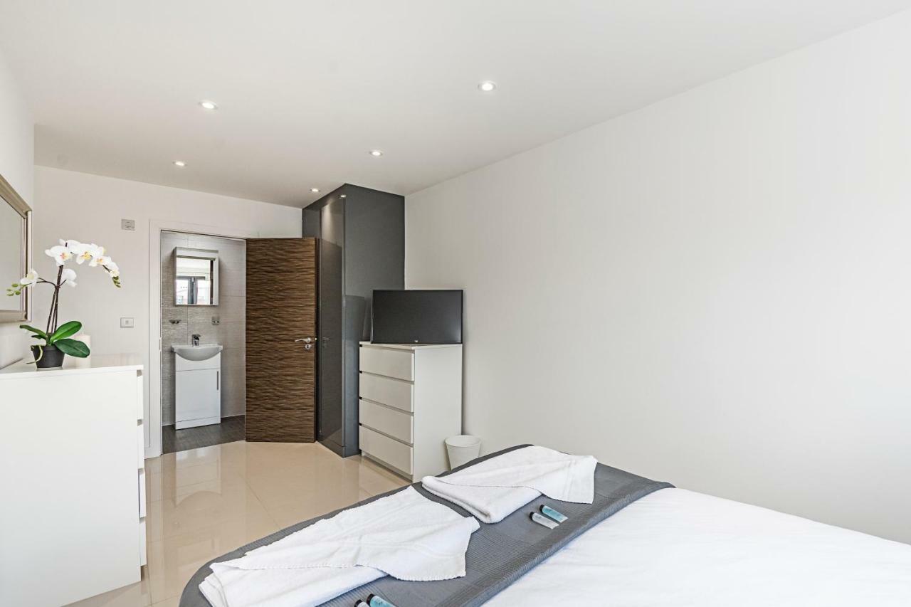 Modern Apartment Canary Wharf Londres Exterior foto